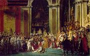 Jacques-Louis David The coronation of Napoleon and Josephine (mk02) oil painting reproduction